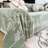 Sofa Throw – Botanical Print – Sage Mist