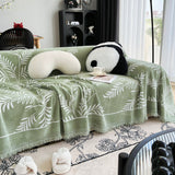 Sofa Throw – Botanical Print – Sage Mist