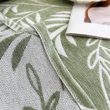 Sofa Throw – Botanical Print – Sage Mist