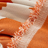 Sofa Throw – Brush Abstract – Terracotta