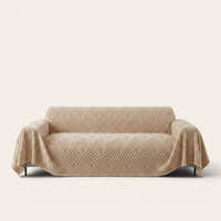 Sofa Throw – Chenille – Bouclé Sand