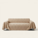 Sofa Throw – Chenille – Bouclé Sand