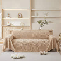 Sofa Throw – Chenille – Bouclé Sand