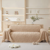 Sofa Throw – Chenille – Bouclé Sand