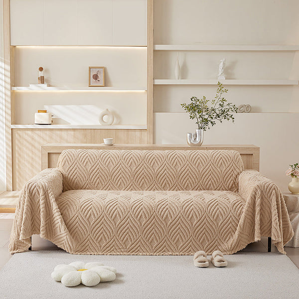 Sofa Throw – Chenille – Bouclé Sand