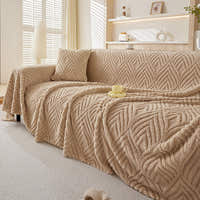 Sofa Throw – Chenille – Bouclé Sand