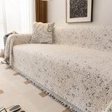 Sofa Throw – Cherry Print – Ivory Cream