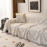 Sofa Throw – Cherry Print – Ivory Cream