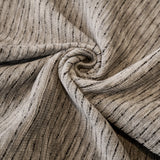 Stone Grey Corduroy sofa throw covering the arm and seat of a sectional, view 5