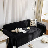 Sofa Throw – Soft Knit – Ink Black