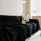Sofa Throw – Soft Knit – Ink Black