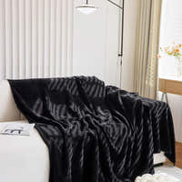 Sofa Throw – Soft Knit – Ink Black