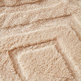 Sofa Throw – Diamond Quilted – Bouclé Sand
