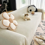 Sofa Throw – Diamond Quilted – Ivory Cream