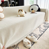 Sofa Throw – Diamond Quilted – Ivory Cream