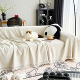 Sofa Throw – Diamond Quilted – Ivory Cream