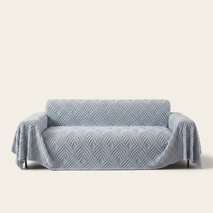 Sofa Throw – Diamond Quilted – Sky Mist