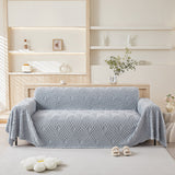 Sofa Throw – Diamond Quilted – Sky Mist