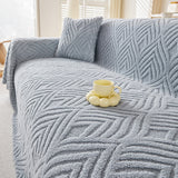 Sofa Throw – Diamond Quilted – Sky Mist