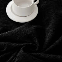 Sofa Throw – Velvet – Ink Black