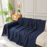 Sofa Throw – Velvet – Midnight Navy