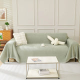 Sofa Throw – Velvet – Sage Mist