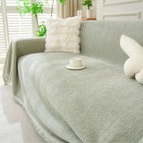 Sofa Throw – Velvet – Sage Mist