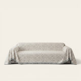 Sofa Throw – Floral Spray – Ivory Cream