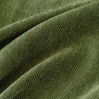 Sofa Throw – Fringed – Moss