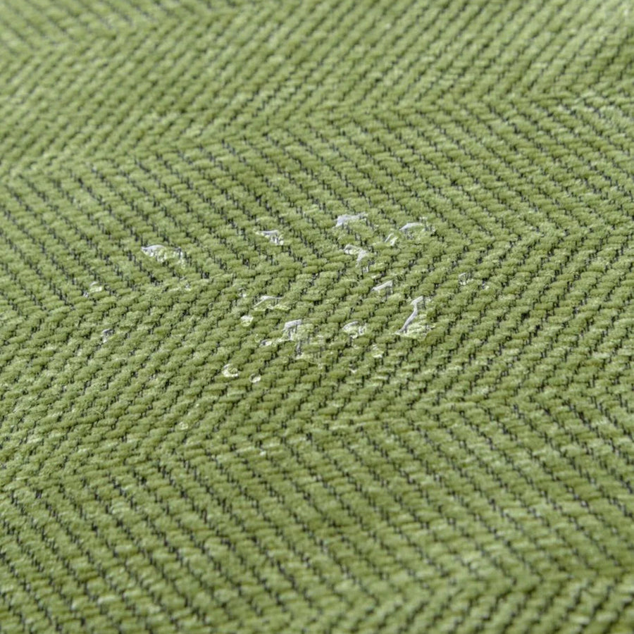 Sofa Throw – Fringed – Moss
