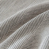 Sofa Throw – Fringed – Pearl Grey