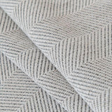Sofa Throw – Fringed – Pearl Grey