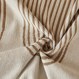 Sofa Throw – Geometric Circles – Ivory Cream