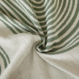 Sofa Throw – Geometric Circles – Sage Mist