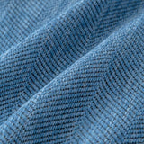 Sofa Throw – Fringed – Stormy Blue
