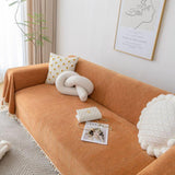 Sofa Throw – Fringed – Terracotta