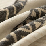 Sofa Throw – Striped – Charcoal