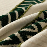 Sofa Throw – Striped – Moss