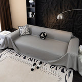 Sofa Throw – Leather Look – Charcoal