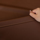 Sofa Throw – Leather Look – Espresso
