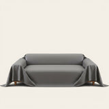 Sofa Throw – Leather Look – Pearl Grey