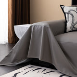 Sofa Throw – Leather Look – Pearl Grey