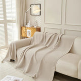 Sofa Throw – Linen Knit – Bouclé Sand