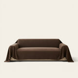 Sofa Throw – Linen Knit – Espresso