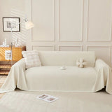 Sofa Throw – Linen Knit – Ivory Cream