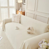 Sofa Throw – Linen Knit – Ivory Cream