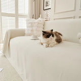 Sofa Throw – Linen Knit – Ivory Cream