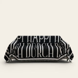 Sofa Throw – Logo Print – Ink Black