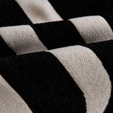 Sofa Throw – Logo Print – Ink Black