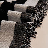 Sofa Throw – Logo Print – Ink Black